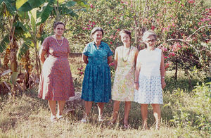 East Jeypore, Gunupur, India. From left to right: The DMS Missionaries Stinne Korsgaard Pederse