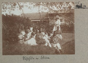 Sewing school in Shira, Shira, Tanzania, ca.1900-1914