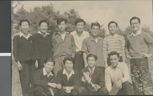 Baseball Team Photo, Ibaraki, Japan, ca.1948-1952