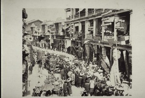 "A procession in Hong Kong (the first part of the dragon)"