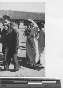 A wedding at Tunghua, China, 1941