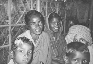 Bangladesh Lutheran Church/BLC, 1984. From a church service at Koksabari