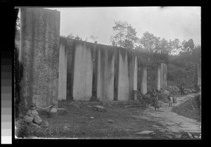 Great stone tablets, Sichuan, China, ca.1900-1920