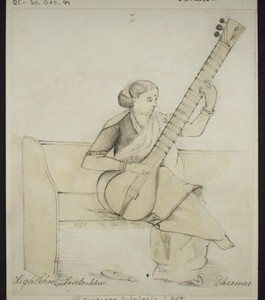 Guitarre Spielerin