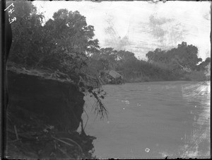 Wagon crossing Levubu River, Mhinga, South Africa, ca. 1892-1901