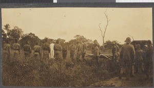 Officer’s funeral, Ancuabe, Mozambique, March-April 1918