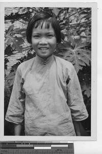 A little girl at Wuzhou, China, 1949