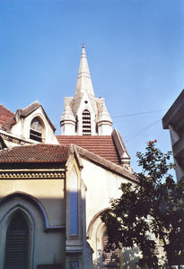 Madras/Chennai, Tamil Nadu, South India, March 2001. Broadway Church