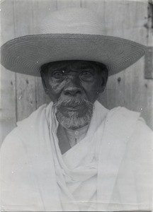 Old catechist, Ramilaibia, in the Betsileo, Madagascar