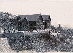 Boys'school of the London Missionary Society in Antananarivo, Madagascar