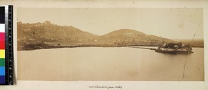 View of Antananarivo from Anosy lake , Madagascar, ca. 1865-1885