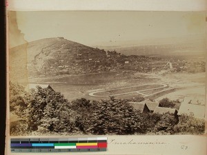 Mahamasina plains and the Ambohijanahary heights, Antananarivo, Madagascar, ca.1898