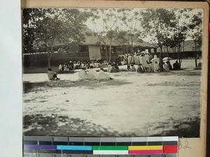 Open air meeting, Soatanana, Madagascar, ca.1906