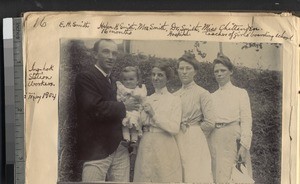 The Smiths and Ms. Chittenden at Ing Hok station, Ing Tai, Fujian, China, ca. 1904