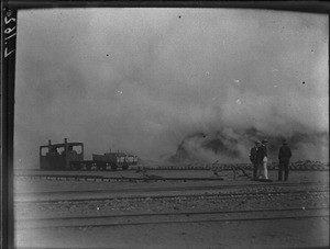 Fodder fire, Maputo, Mozambique, ca. 1901-1902