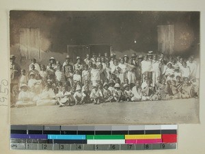 Sunday school children and catechists in Befandriana, Morombe, Madagascar, ca.1926