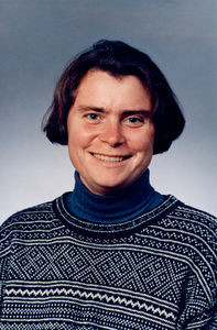 Missionary Lone Ahlers Hansen, born 1965. Married to Kjeld Jensen, the couple has two children