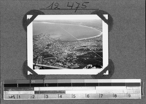 View from Table Mountain of Table Bay, Cape Town, South Africa, ca.1936-1937