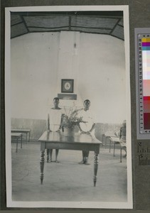 Dispensary assistants, Domasi, Malawi, ca.1926