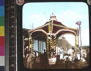 Hindu festival, India, 1924