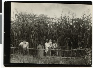 Group portrait of missionaries with their families, Ayra, Ethiopia, ca.1929-1930