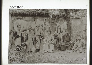 Inhabitants of the monastery on Lo feu san