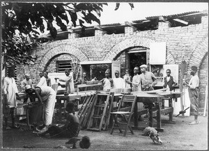 Crafts school, Marangu, Tanzania, ca. 1901-1910