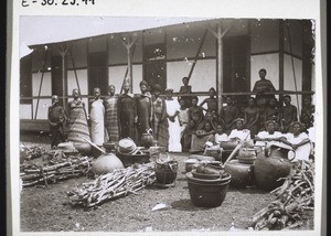 Four brides with their presents in Fumban