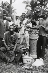 Musicians in Oyem, Gabon