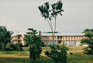 Den Evg. Lutherske kirke/ELCT, Nordveststiftet, Tanzania, september 1997. Kirkecentret i Bukoba, hvor missionær Anna Marie Wemmelund var leder, 1987-2005