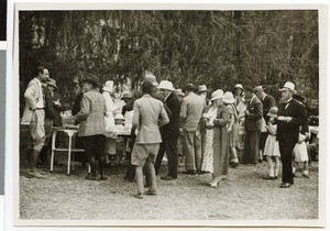 Coffe break on the mission festival, Addis Abeba, Ethiopia, 1938