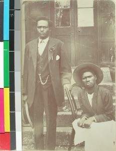 Rajosiasy and Ravelojaon, Antsirabe, Madagascar, ca.1923