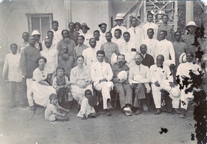 Group of missionaries and evangelists in Marovoay, Madagascar