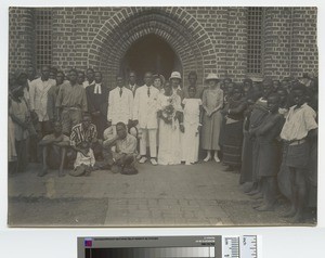 Wedding at Domasi Church, Malawi, ca.1920-1929