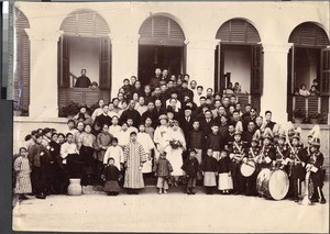 Wedding party, Fuzhou, Fujian, China, ca. 1920