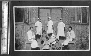 Nurses and children, Shanghai, China, ca.1925