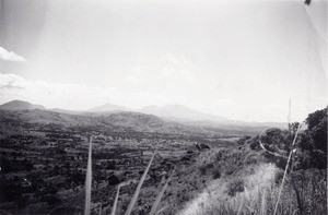 Landscape in the Bamum region, Cameroon