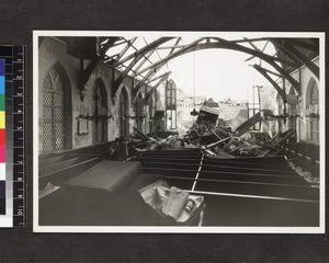 Ruins of church, Nassau, Bahamas, 1928