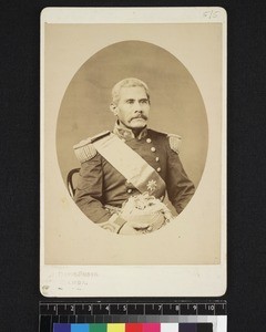 Portrait of Malietoa, former King of Samoa, ca.1880-1890