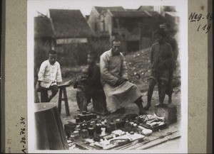 A seller of medicines in Kayin