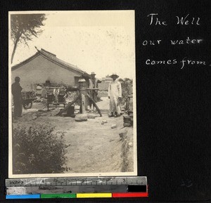 Water well, Ningbo, Zhejiang, China, ca. 1900