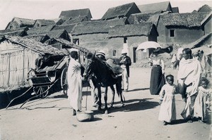 Bichette and Mrs Groult, Mr. Maroger and Mr. Escande, in Madagascar