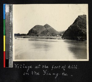 Village on the Yangtze River, Zhejiang, China, ca. 1885