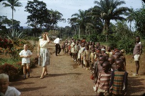 Schoolchildren at the Bankim mission, Adamaoua, Cameroon, 1953-1968