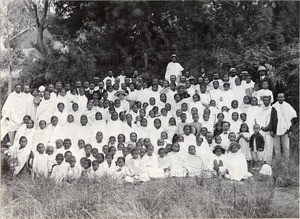 Group of malagasy people, in Madagascar