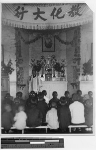 Maryknoll priest Rev. Robert J. Cairns, MM at Xinchang, China, 1927