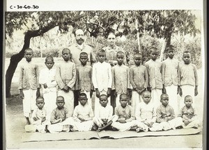 Pupils from the orphanage in Paraperi. Rev. & Mrs Eckelmann