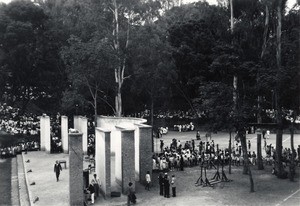 In the park of the youth club in Antananarivo, Madagascar