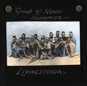 "Group of Ngoni Headmen, Livingstonia" Malawi, ca.1895