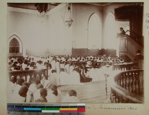 Isantaona. Annual meeting in Ambatovinaky Church, Antananarivo, Madagascar, 1901